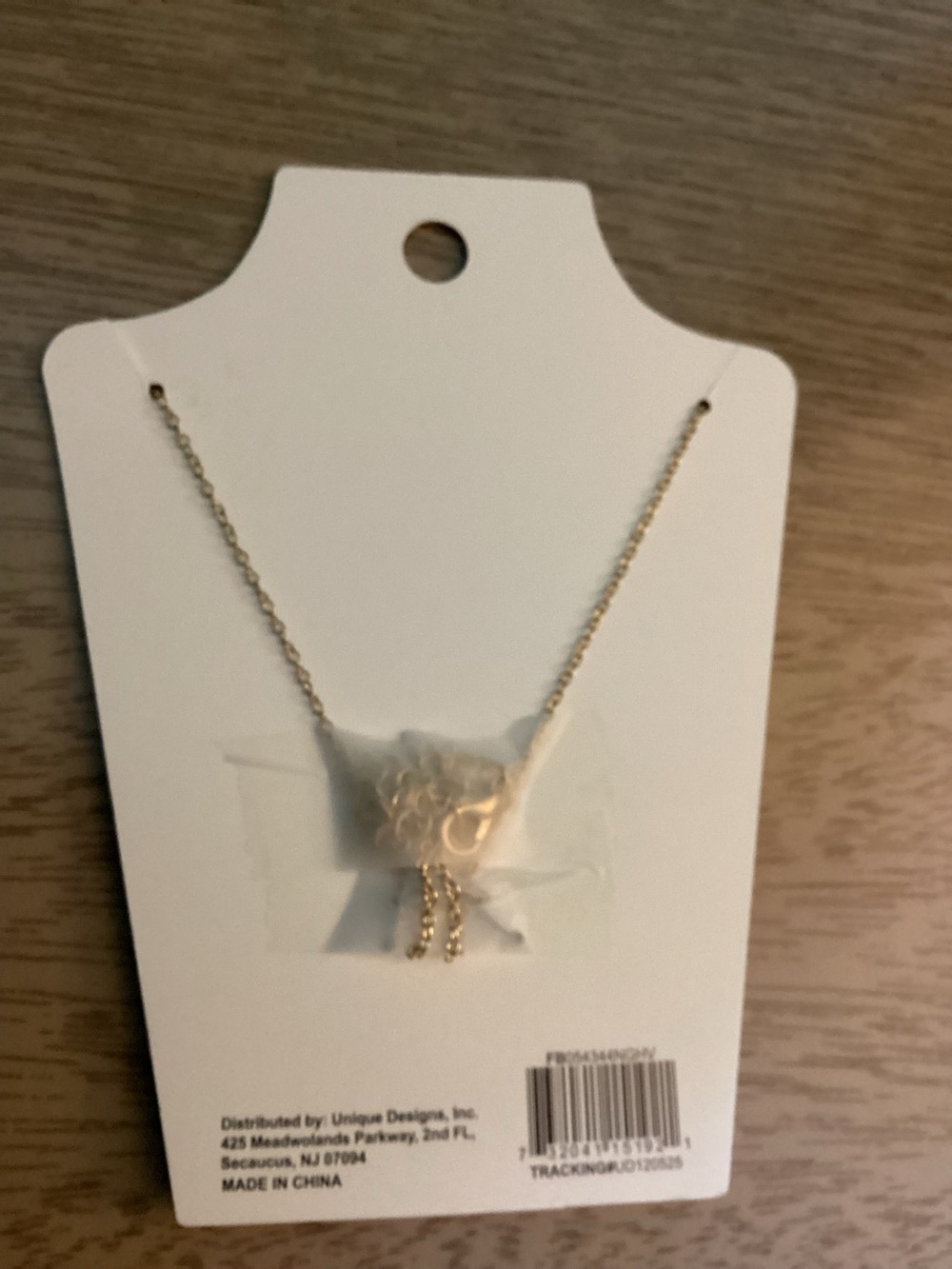 Buy Now Double Take Clover Charm Goldtone Necklace New - Picture 4 of 6